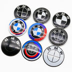Carbon Fiber 50th Anniversary Front Rear Logo Kit for BMW 82mm 74mm Badge F30 F10 E46 E90  2-Pin Base DIY Replacement Decor Set