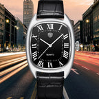RollsTimi 2026 New Men's Watches Top Brand Luxury Oval Quartz Watch For Men Fashion Watch Man Waterproof VH31 Clock Gift Leathe