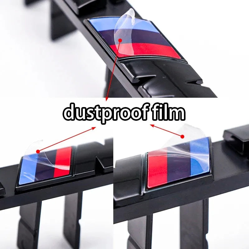 Car Front Grille Badge Logo Sticker M Series Number Sticker ABS Logo Suitable for BMW X2M X3M4 X5M X6M 7 F48 G01 E84 F10 F30 G11