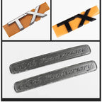 For Toyota Land Cruiser 200 Prado 120 150 Car Logo Displacement V8/TX/TXL/5.7/V6/Black Letter Sticker Car Decoration Accessories