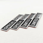 2pcs 3D Aluminum LIMITED/SPECIAL EDITION Emblem Badge Car Stickers Decal For Audi Honda Opel Toyota Mercedes Mazda Motorcycle
