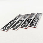 2pcs 3D Aluminum LIMITED/SPECIAL EDITION Emblem Badge Car Stickers Decal For Audi Honda Opel Toyota Mercedes Mazda Motorcycle