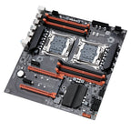 Placa base para juegos SOYO X99 de CPU Dual DDR4 M.2 NVME USB3.0 E-ATX LGA2011-3 compatible con componentes de ordenador de servidor de CPU Xeon E5 2680 V4