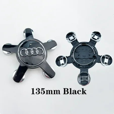 Audi 4pcs 60mm 61mm 68mm 69mm 123mm Car Styling Wheel Center Cap Hub Covers Badge for Audi A3 A4 A5 A6 A7 A8 S4 S6 Sticker