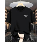 The latest 100% classic printed loose-fitting short-sleeved shirt is a high-quality top suitable for both men and women.