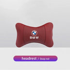 For BMW X1 X2 X3 X4 X5 X6 X7 E28 E60 E90 F20 E46 E39 E36 E92 E91 E34 E53 Key Chian Car Seat Headrest Auto Logo Neck Pillow