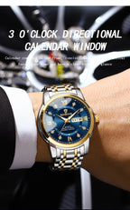BINBOND Top Brand Luxury Fashion Watch Men 3ATM Waterproof Date Clock Sport Watches Mens Quartz Wristwatch Relogio Masculino