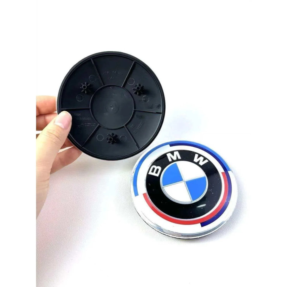 ABS Front Hood Badge For BMW New 7 Series G11 G12 G70 G07, 735Li 740Li 760i, 95MM Car Front Logo Emblem, Auto Replacement Access