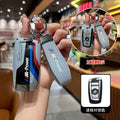 M-Power Logo Car Key Case Cover For BMW 530i 550i 320i 1 2 3 4 5 Series 118i 225i M240i F20 F21 F30 F31 F25 F01 F02 Accessories