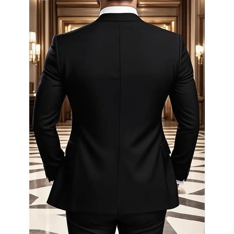 2026 Best Selling Formal Suit Single Breasted Business Outfit Four Seasons mens suits 3 piece