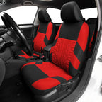 Fundas para asientos de coche, juego completo de banco trasero dividido delantero para coche, tela Universal, SUV, sedán, furgoneta, cubiertas interiores automotrices