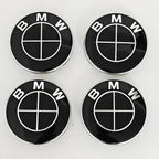 4pcs For BMW 50th E90 E60 F10 F20 G20 G30 E53 E85 E70 56mm 68mm Blue White Car Hub Cap Wheel Center Cap Emblem Badge Accessories