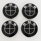 4pcs For BMW 50th E90 E60 F10 F20 G20 G30 E53 E85 E70 56mm 68mm Blue White Car Hub Cap Wheel Center Cap Emblem Badge Accessories