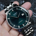 CADISEN Automatic Mechanical Ultra-thin Wriswatch MIYOTA 9015 Top Brand Luxury Curved Single-dome Sapphire Crystal Watch Man