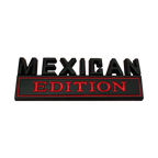 Mexican Edition Metal Car Emblems - Ideal for Hood, Trunk, Fenders, Doors of Nissan, GM, VW, Toyota, Chevy