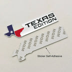 TEXAS EDITION Logo Emblem Metal Car Badge Trunk Sticker For Ford Jeep Chevrolet Ram GMC Dodge Cadillac Lincoln Tesla Accessories
