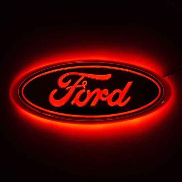 Ford LED Light Car Emblem Badge Front/Rear Tail Logo For F150 F250 Explorer Focus Mondeo Auto Exterior Styling Decoration