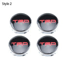 4pcs 60mm Car Tyre Wheel Center Hub Cap Badge For Toyota C-hr Prado Rav4 Yaris Hilux Prius Avensis Corolla Camry Accessories