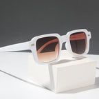 Gafas de sol rectangulares retro con montura pequeña para mujer