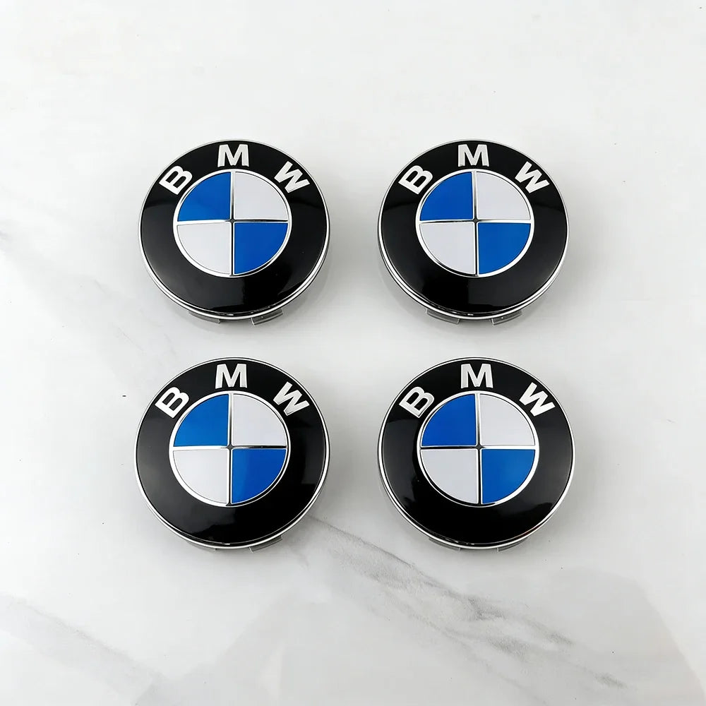 Car 68mm 56mm Wheel Center Caps Emblem Badge 50th Accessories For BMW E39 E46 E90 E60 E87 E53 F10 F20 F30 M X3 X5 X6