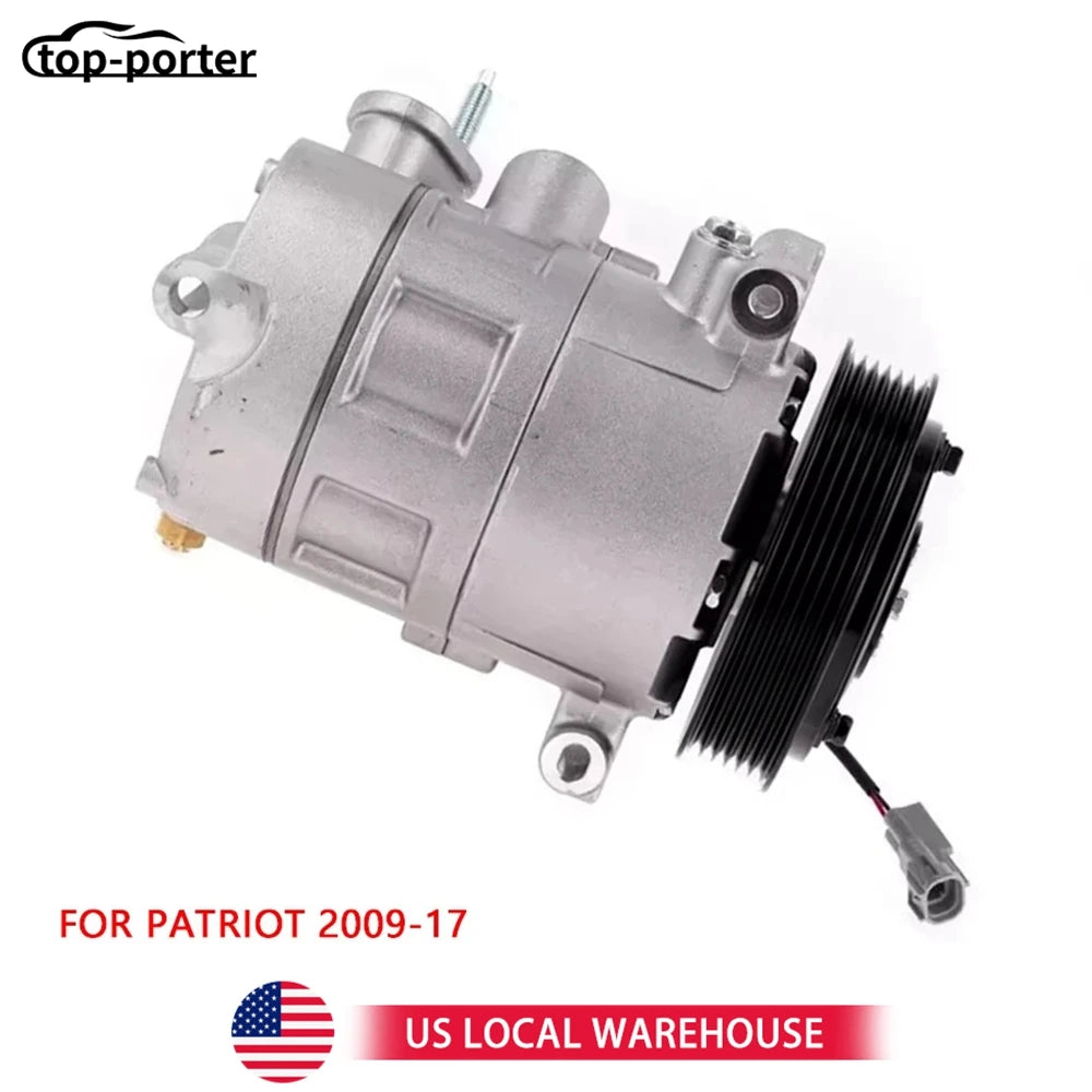 1Set For Patriot 2009-17 A/C Compressor for Dodge Caliber 2009-12 / Jeep Compass