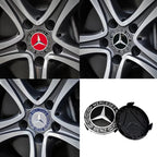 4PCS 75mm Car Wheel Center Hub Caps Cover for Mercedes Benz B/C/E/S Class A Class C200L GLC GLK CLA Accessories