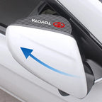 Car exterior annual inspection stickers Car Rearview Rain Eyebrow Blind Spot Mirror Small Round Mirror For Toyota