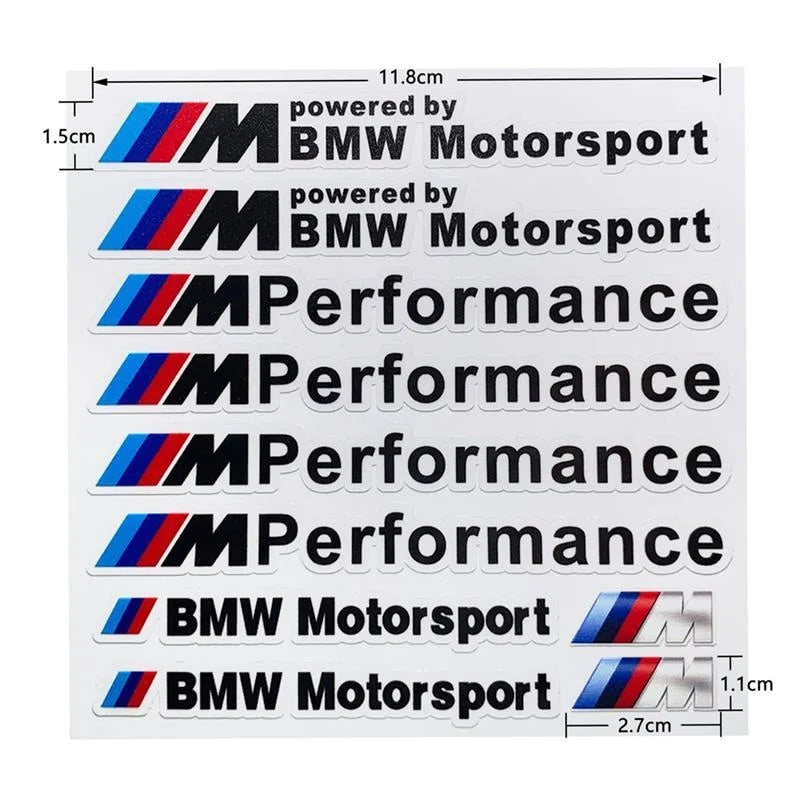 Car Decoration Strip Trunk Sticker Decals Decal For Bmw M Power Performance E93 F10 F20 F30 F40 F25 F26 F31 M3 M5 X1 X3 X5 X6 X7