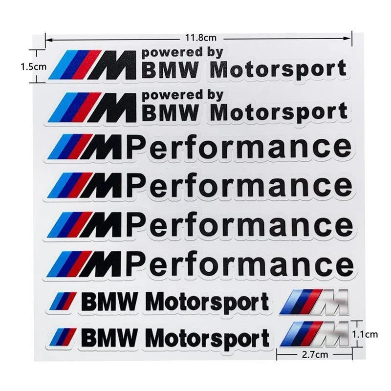 Car Decoration Strip Trunk Sticker Decals Decal For Bmw M Power Performance E93 F10 F20 F30 F40 F25 F26 F31 M3 M5 X1 X3 X5 X6 X7