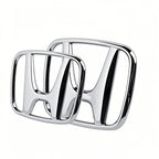 Emblem ABS for Honda CRV City Fit BREEZE Crider Inspire JADE URV XRV Vezel Front Rear Logo, Red/Gloss Black/Carbon Fiber Upgrade