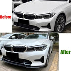 Bumper Lip For BMW 3 Series G20 G21 320i 325i 2019-2022 Car Front Bumper Spoiler Lip Diffuser Splitter Guard Car Body Kit Tuning