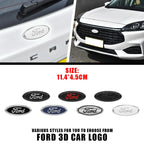 114mm/150mm/175mm Car Front Hood Emblem for Ford Fiesta Range Focus Mondeo Explorer Fusion Transit Edge Auto Rear Trunk Sticker