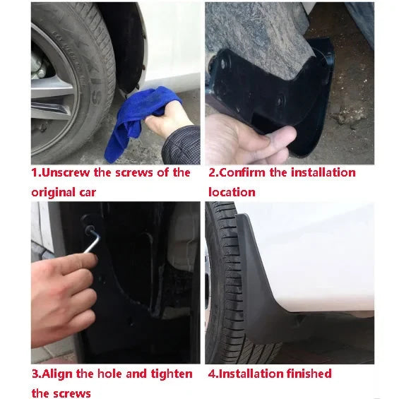 Mudguards For BYD SEAL U Sealion 6 SONG PLUS DM-i EV Champion Edition Splash Guards Fender Mudflaps Mud Flaps Guards 2023-2025