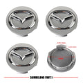 4pcs 56mm Car Wheel Center Hub Cap Badge Emblem Cover For Mazda 3 6 CX5 2 CX3 CX9 MX5 RX8 Axela Demio Atenza MS Auto Accessories