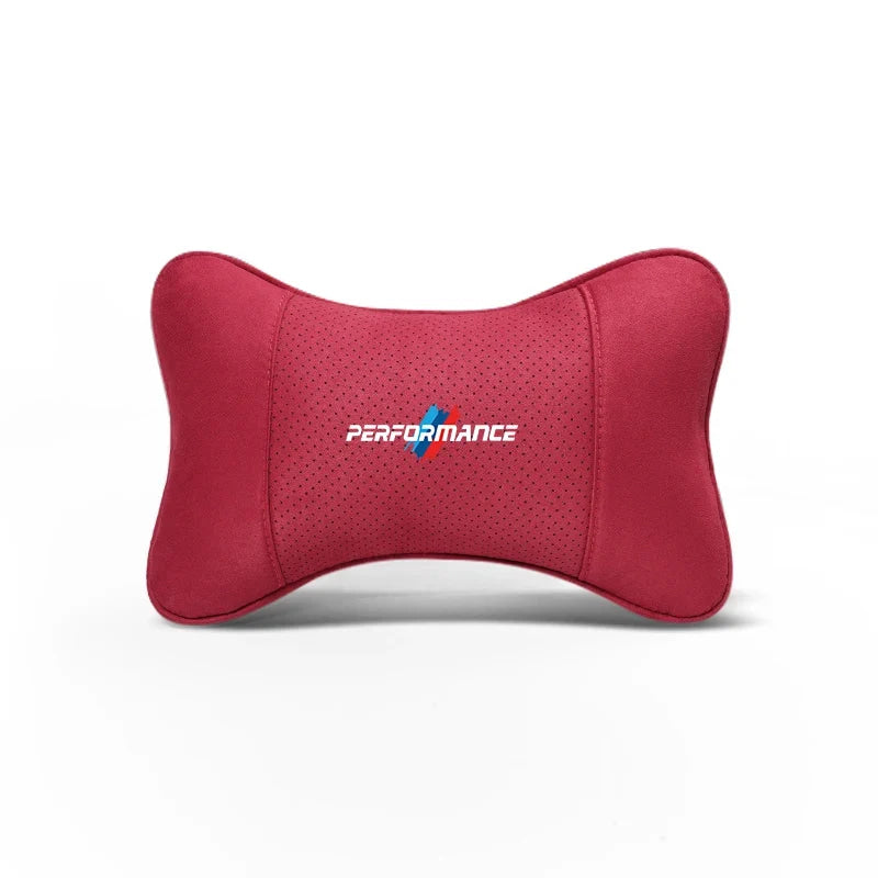 Soft Suede Neck Pillow Comfort Car Headrest Interior Decor Accessories For BMW E90 G80 M3 G30 M5 F82 F83 F20 F21 G42 F95 F96 G06