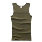 Hot Sale Men's Sleeveless Breathable Fitness Vest Basic Elastic Tank Top Men's Cotton Bodybuilding T-shirt Classic Color Clothes