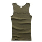 Hot Sale Men's Sleeveless Breathable Fitness Vest Basic Elastic Tank Top Men's Cotton Bodybuilding T-shirt Classic Color Clothes