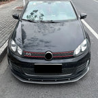 Car Front Bumper Lower Spoiler Lip Splitter For VW Golf 6 MK6 GTI 2008-2012 Front Bumper Spoiler Guard Protector