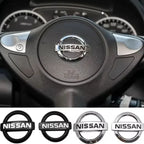 Car Steering Wheel Emblem Decals Badge For Nissan Qashqai Juke Pulsar Sentra Altima Patrol Micra Rogue Almera Versa Pathfinder