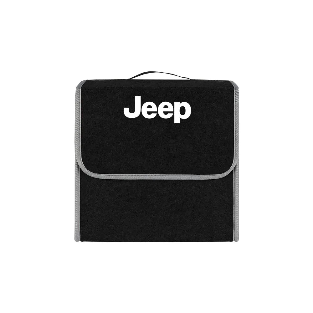 Car Trunk Organizer Box Large Capacity Folding Storage Bag Accessories For Jeep Wrangler Renegade Compass Gladiator Cherokee JL
