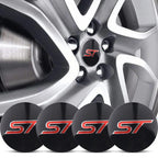 Ford Mustang ST Foose Accessorie 56MM Emblem Car Wheel Center Cap Sticker Decoration for Edge Fusion Shelby Explorer F150 Focus