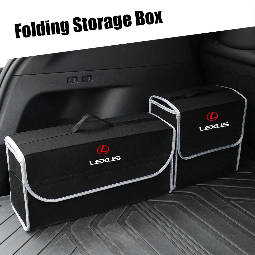 Car Large Capacity Trunk Storage Box Tool Organiser Bag Accessories For Lexus LS LC IS350 ES300h ES300 IS250 IS220d NX350h GS350