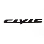 3D Metal Ivtec Letter Emblem Badge Decal Car Styling For Honda Civic Logo Car Rear Tail Trunk Stickers Decals Auto Accessories