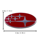 58x29mm Alloy Car Steering Wheel Logo Emblem Sticker Decals for Subaru FORESTER IMPREZA XV STI WRC WRX BRZ LEGACY OUTBACK LEVORG