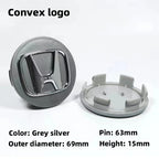 4Pcs 58mm Anti Dust Car Wheel Hub Center Caps for Honda Civic CRV Accord Fit Jazz HRV Vezel City Odyssey Stepwg Rim Badge Covers