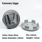 4Pcs 58mm Anti Dust Car Wheel Hub Center Caps for Honda Civic CRV Accord Fit Jazz HRV Vezel City Odyssey Stepwg Rim Badge Covers