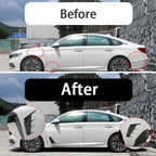 Pair Multipurpose Carbon Fibre Car Shark Gills Emulation Vent Side Air Inlet Hood Decoration Vehicle air outlet Car Body Sticker