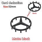 52mm 57mm Pins Sticker Car Steering Wheel Emblem Badge For Mercedes C E S Class CLA CLS W212 W205 W204 Styling Accessories Trim
