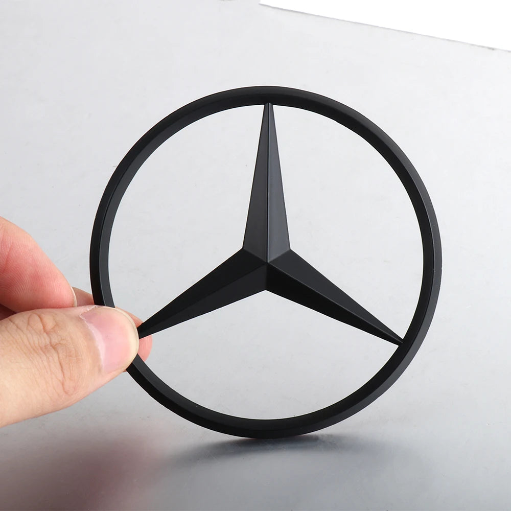 1PCS 70mm Metal Car Engine Emblem Hood Decoration Stickers Accessories for Mercedes Benz AMG W204 W205 W211 CLS CLA Smart Fortwo
