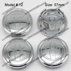 4Pcs 62mm 57mm Car Wheel Center Hub Caps Cover Badge Accessories For Toyota Prado Yaris Hilux Verso Fortuner Supra Corolla Camry